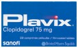 Plavix - clopidogrel - 75mg - 28 TAB
